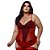 Espartilho Plus Size Bojo Tule Bordado Macler - Imagem 3