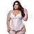 Espartilho Plus Size Bojo Tule Fitilho Macler - Imagem 3