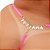 Fio Dental Plus Size Rosa Neon Strass Tallyta - Imagem 13
