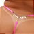 Fio Dental Plus Size Rosa Neon Strass Tallyta - Imagem 4