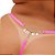 Fio Dental Plus Size Rosa Neon Strass Tallyta - Imagem 19