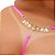 Fio Dental Plus Size Rosa Neon Strass Tallyta - Imagem 3