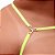 Fio Dental Plus Size Amarelo Neon Strass Tallyta - Imagem 13