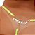 Fio Dental Plus Size Amarelo Neon Strass Tallyta - Imagem 12