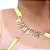 Fio Dental Amarelo Neon Palavras Strass Tallyta - Imagem 24