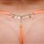 Fio Dental Laranja Neon Palavras Strass Tallyta - Imagem 25