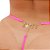 Fio Dental Rosa Neon Palavras Strass Tallyta - Imagem 11