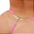 Fio Dental Rosa Neon Palavras Strass Tallyta - Imagem 7