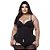 Espartilho Plus Size Microfibra E Renda Macler - Imagem 3