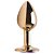 Plug P Anal Aço Dourado Pedra Vipmix - Imagem 14