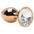 Plug P Anal Aço Dourado Pedra Vipmix - Imagem 7