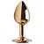 Plug P Anal Aço Dourado Pedra Vipmix - Imagem 4