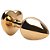 Plug Anal P Aço Dourado Coração Vipmix - Imagem 25