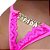 Fio Dental Gis Rosa Neon Palavras Strass Tallyta - Imagem 10
