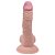 Pênis Realístico Borracha Ventosa 18,5 X 3,5cm Vipmix - Imagem 3