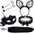 Kit Raposa Tiara Grampos Gargantilha Máscara Sexy Import - Imagem 1