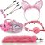 Kit Raposa Tiara Grampos Seios Mordaça Máscara Sexy Import - Imagem 1