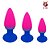 Kit 03 Plug Anal Com Ventosa Color Vipmix - Imagem 2