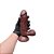 Pênis Borracha Maciço Com Ventosa 15 X 4cm Kgel - Imagem 24
