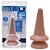 Plug Anal Maciço Com Ventosa 14cm Kgel - Imagem 1