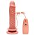 Pênis De Borracha Vibro Externo 17 X 4cm Hot Flowers - Imagem 4