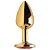 Plug Anal P Cônico Dourado 7 X 2,8cm Sexy Import - Imagem 12