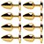Plug Anal P Coração Dourado 7 X 2,8cm Sexy Import - Imagem 19