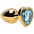 Plug Anal P Coração Dourado 7 X 2,8cm Sexy Import - Imagem 9