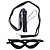 Kit Chicote 80cm Com Máscara Dominatrixxx - Imagem 2