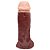 Pênis De Borracha Maciço Duo Color 18,5 X 4,5cm Kgel - Imagem 12