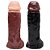 Pênis De Borracha Maciço Duo Color 18,5 X 4,5cm Kgel - Imagem 11