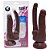 Pênis Vibrador Duplo Controle Externo 17cm Kgel - Imagem 2