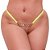 Fio Dental Strass Diva Amarelo Neon Palavras Tallyta - Imagem 6