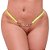 Fio Dental Strass Diva Amarelo Neon Palavras Tallyta - Imagem 5