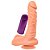 Pênis Vibrador Controle Externo 19 X 4,5cm Hot Flowers - Imagem 1