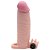 Capa Peniana Realística Vibrador Anel 17,5cm Vipmix - Imagem 7
