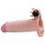 Capa Peniana Realística Vibrador Anel 17,5cm Vipmix - Imagem 21