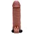 Capa Peniana Realística Vibrador Anel 17,5cm Vipmix - Imagem 14