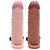 Capa Peniana Realística Vibrador Anel 17,5cm Vipmix - Imagem 16