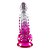 Dildo Transparente Com Rosa Godzilla Sexy Import - Imagem 3
