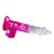 Pênis Transparente Com Rosa 22 X 4,3cm Sexy Import - Imagem 7