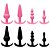 Kit Com 4 Plugs Anais Em Silicone Yaffa - Imagem 7