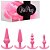 Kit Com 4 Plugs Anais Em Silicone Yaffa - Imagem 4