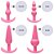 Kit Com 4 Plugs Anais Em Silicone Yaffa - Imagem 13