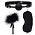 Kit Bondage Mordaça Venda Pluma Lovetoy Vipmix - Imagem 3