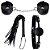 Kit Bondage Mordaça Algema Chicote Lovetoy Vipmix - Imagem 3