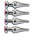 Plug Anal Aço Com Cristal Brilhante Sexy Import - Imagem 1