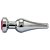 Plug Anal Aço Com Cristal Brilhante Sexy Import - Imagem 9