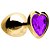Plug Anal Coração Aço Dourado M Sexy Import - Imagem 9
