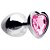 Plug Anal Aço Coração M 8 X 3,4cm Sexy Import - Imagem 5